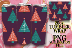 Heartfelt joy 20oz tumbler wrap, Christmas Product Image 1