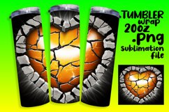 Tumbler Wrap with Heart Theme Product Image 1