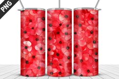 Flowers Tumbler Wrap | Sublimation Design | Tumble PNG Product Image 3