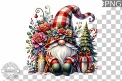 Christmas Gnome Sublimation - Clipart PNG Design Product Image 1