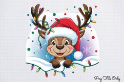 Funny Christmas Animals Clipart PNG Product Image 1