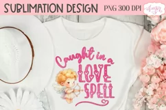Caught in a love spell PNG sublimation for Valentine's day Product Image 3