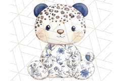 Cute Stuffed Animal Clipart, Chinoiserie Nursery Decor Png Product Image 3