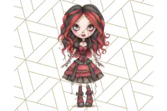 Creepy Dolls Clipart PNG Haunted Toy Characters Product Image 3