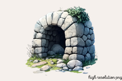 Risen Easter Clipart PNG Product Image 1
