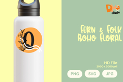 Fern &amp; Folk Boho Floral Monogram Product Image 1