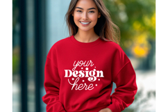 Gildan 18000 Crewneck Sweatshirt Mockup 3 Product Image 1