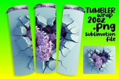 Whimsical Hearts on Tumbler Product Image 1