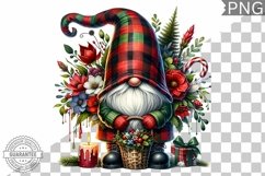 Christmas Gnome Sublimation - Clipart PNG Bundle Product Image 3