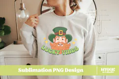 Happy St Patrick's Day PNG DTF Irish Lucky Leprechaun Beer Product Image 2