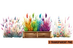 Watercolor Grass Clipart , PNG Product Image 1