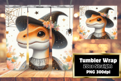 Personalized 20oz Tumbler Gift , Halloween Dino Product Image 1