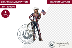 4th of July Character PNG, Patriotic Americana Portraits Product Image 1