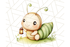 Cute Caterpillar Clipart PNG, Spring Bug Illustrations Product Image 3