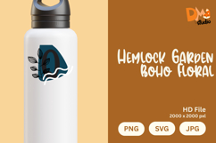 Hemlock Garden Boho Floral Monogram Product Image 1