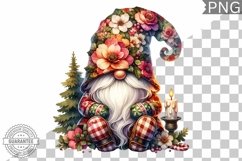 Christmas Gnome Sublimation - Clipart PNG Design Product Image 1