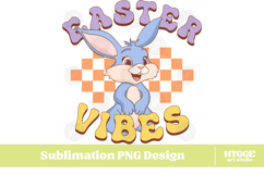 Easter Bunny Sublimation PNG Chick Farm Hip Hop Spring Joy Product Image 1