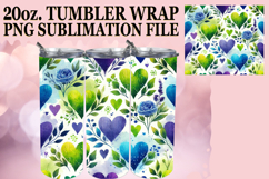 SWEET ADVENTURES 20oz TUMBLER WRAP, Heart Product Image 1