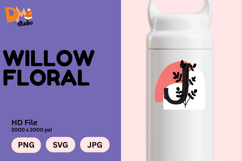 Willow Floral Monogram Product Image 1