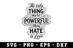 Love Power Svg Design | Love Power Svg cut files Product Image 1