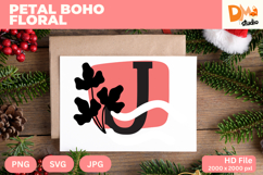 Petal Boho Floral Monogram Product Image 1