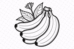Bananas Coloring Pages for Kids | Fun &amp; Kid-Friendly Product Image 1