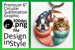 Gorgeous Circle Design for Sublimation , Dog and cat Product Image 1