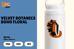 Velvet Botanics Boho Floral Monogram Product Image 1