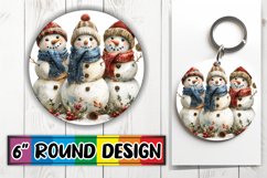 Winter Mug Design Keychain Gingerbread Man Wrap Product Image 1