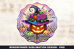 Spooky Season Wind Spinner Sublimation Design Product Image 1