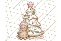 Gingerbread People Clipart, Cute Cookie PNG Illustrations Product Image 3