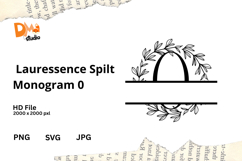 Lauressence Split Monogram Product Image 1
