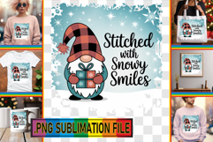 Sweet TSHIRT Art PNG, Holiday Gnome Product Image 1