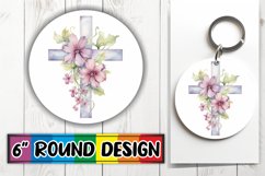 Inspiring Faith Keychain Sublimation Art Product Image 1