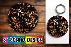 Glittered Keychain Marvels: Sublimation Art Product Image 1