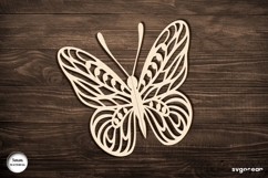3D Butterfly Laser Cut | Glowforge | SVG Product Image 2