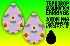 Boho Chic Springtime Teardrop Earring Product Image 1