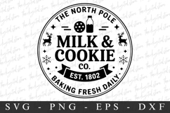 Milk &amp; Cookie Co. Svg | Christmas svg Product Image 1
