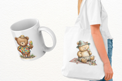 Summer Teddy Bear Clipart Product Image 3