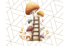 Woodland Forest Scene PNG Clipart, Fall Nature Elements Product Image 3