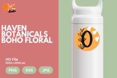 Haven Botanicals Boho Floral Monogram Product Image 1