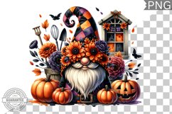 Halloween Kitchen Gnome Sublimation - Clipart PNG Design Product Image 1