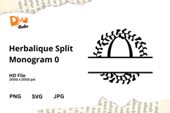 Herbalique Split Monogram Product Image 1