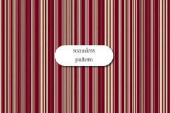 Beige and Burgundy Seamless Vertical Stripe Pattern Product Image 1