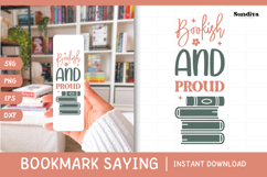 Bookmark Saying SVG | Funny Book Lovers - Bookish &amp; Proud Product Image 1