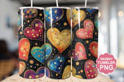 Valentine Glitter Tumbler | Valentine Tumbler Wrap Product Image 1