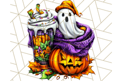 Spooky Café Cuties Halloween PNG Clipart, Holiday Elements Product Image 3