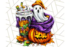Spooky Café Cuties Halloween PNG Clipart, Holiday Elements Product Image 3