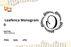 Leafenca Monogram Product Image 1