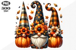 Halloween Gnomes Sublimation - Clipart PNG Design Product Image 1